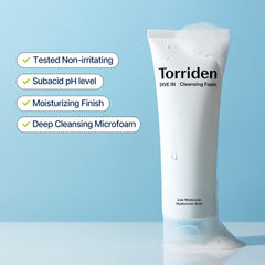 Torriden Dive-in Low Molecular Hyaluronic Acid Cleansing Foam (150mL)