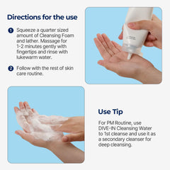 Torriden Dive-in Low Molecular Hyaluronic Acid Cleansing Foam (150mL)