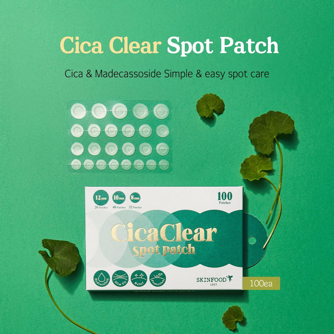 Skinfood Cica Clear Spot Patch (100 Patches)