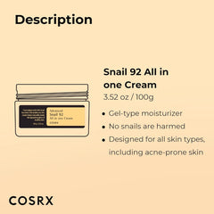 COSRX Advanced Snail 92 All In One Cream (100g)