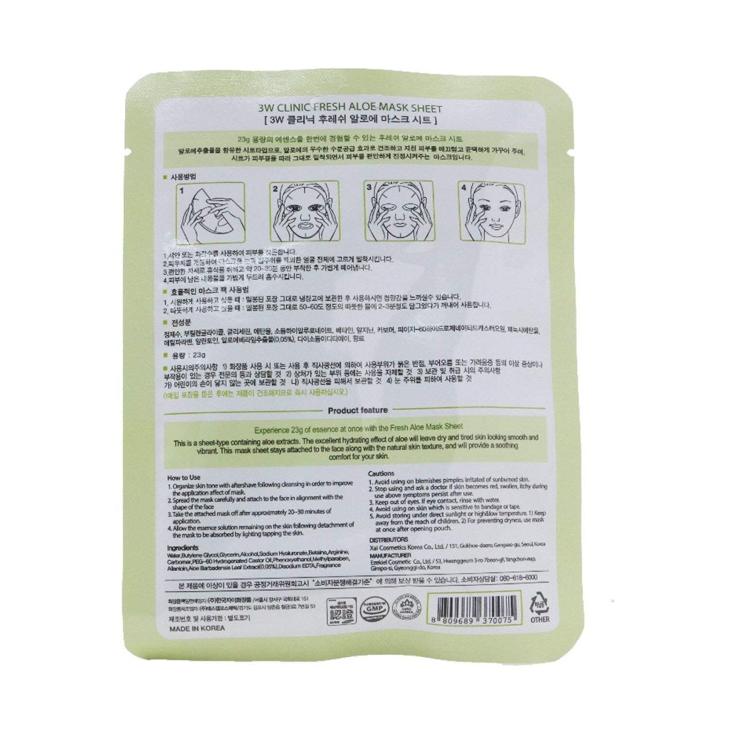 3W Clinic Fresh Mask Sheet