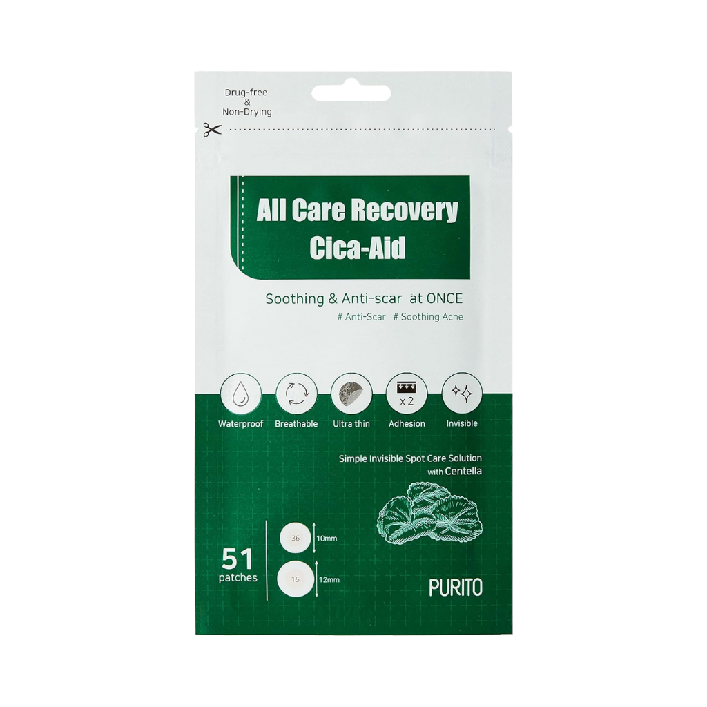 Purito Seoul All Care Recovery Cica-Aid (51 Patches)